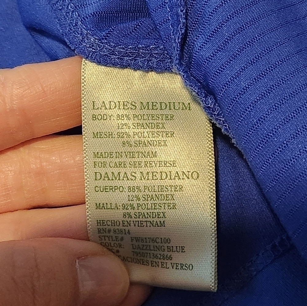 Lot of 2 Tangerine Women's Blue Zip Up Athletic Shirts/Sweatshirts, Medium - Picture 7 of 16